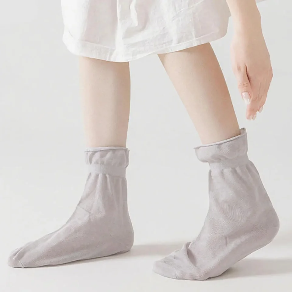 Calcetines para dormir Calcetines para mujer Calcetines para el suelo con aire acondicionado Ligero Transpirable Suelto 1 par