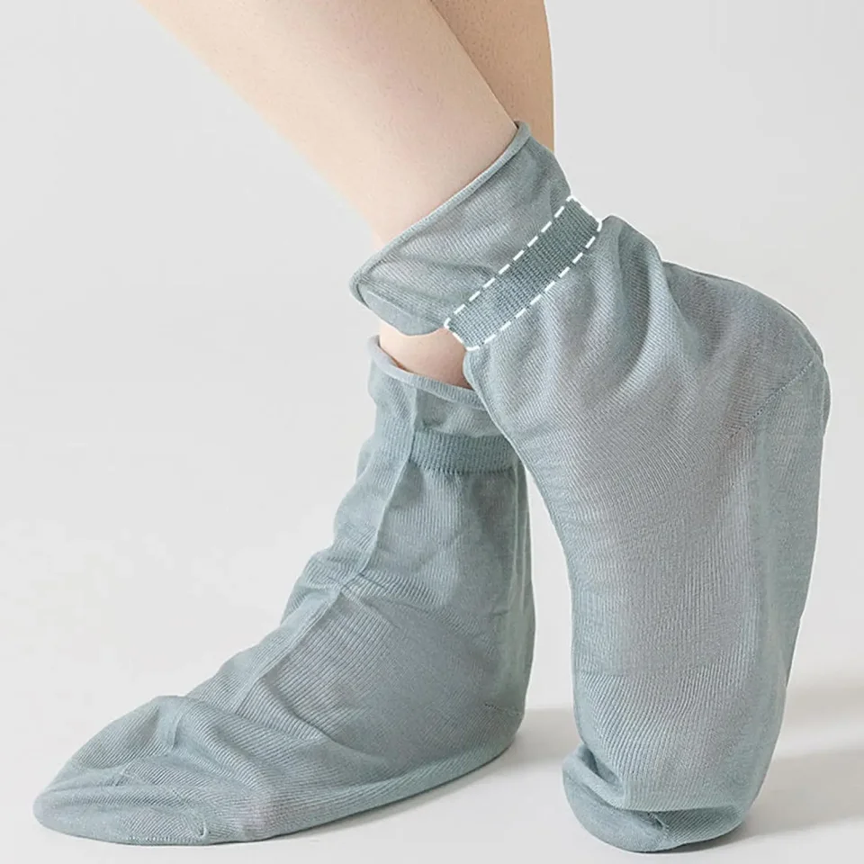 Calcetines para dormir Calcetines para mujer Calcetines para el suelo con aire acondicionado Ligero Transpirable Suelto 1 par