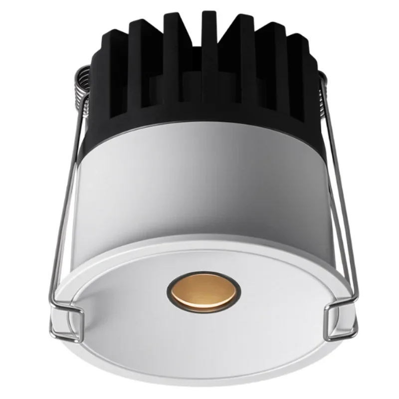 Lámpara LED integrada para el hogar, foco de haz de luz transversal emisor de luz de orificio pequeño, lámpara antideslumbrante no centalizada