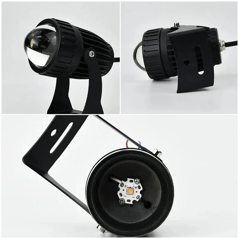 Luz LED para césped, 5/10W, pescador de pared, impermeable, foco de haz estrecho, ángulo, paisaje, calle, jardín, reflector cuadrado para exteriores, 220V