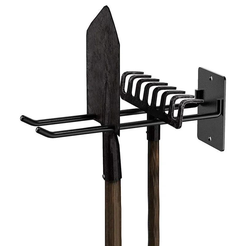 Ganchos para sistema de almacenamiento de herramientas, soporte de pared, almacenamiento de garaje, organizador de herramientas de jardín multiusos para almacén, gancho de pared para garaje