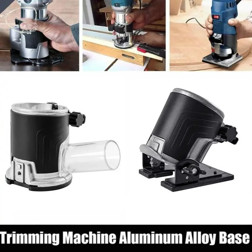 Herramientas de carpintería Base de enrutador, piezas de herramientas eléctricas, aleación de aluminio, Base de máquina de corte, Base de cortador de fresado duradera de alta calidad