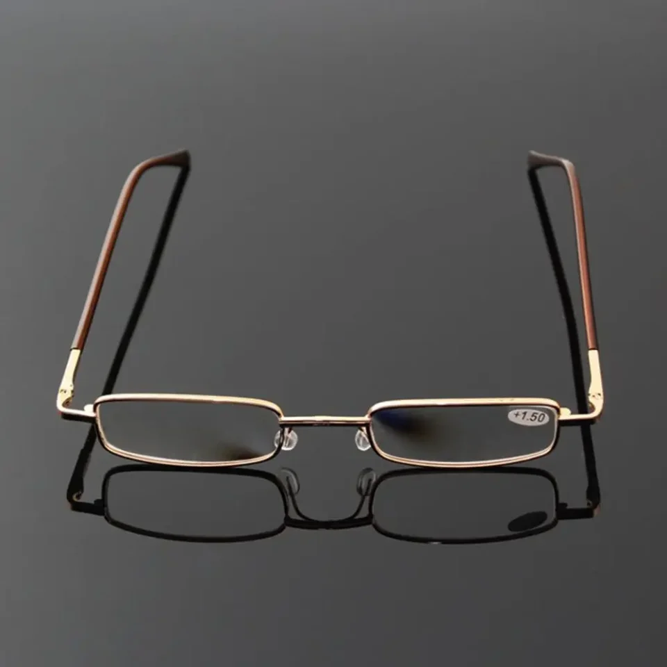 Gafas de lectura de cristal para hombre, gafas para presbicia 0,5 0,75 1,0 1,25 1,5 2,0 2,25 2,5 2,75 3,0 3,25 3,5 3,75 4,0 4,5 5,0 Unisex