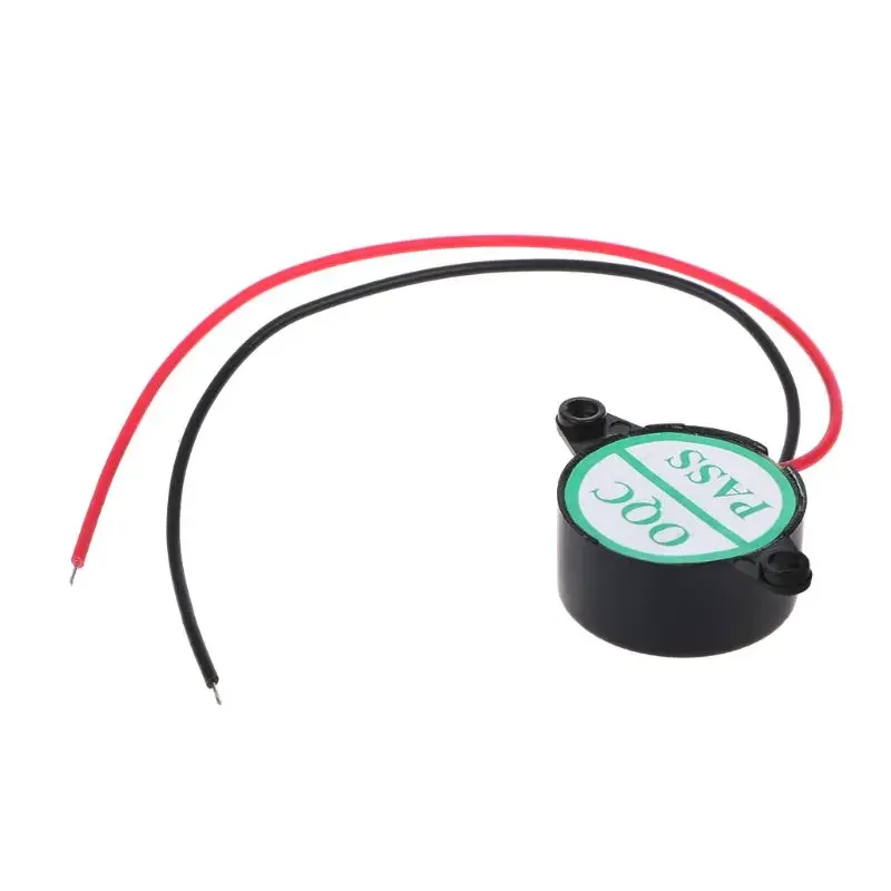 Zumbador eléctrico de 3-24V, alarma, altavoz fuerte, bocina de seguridad para coche, sirena para automóvil