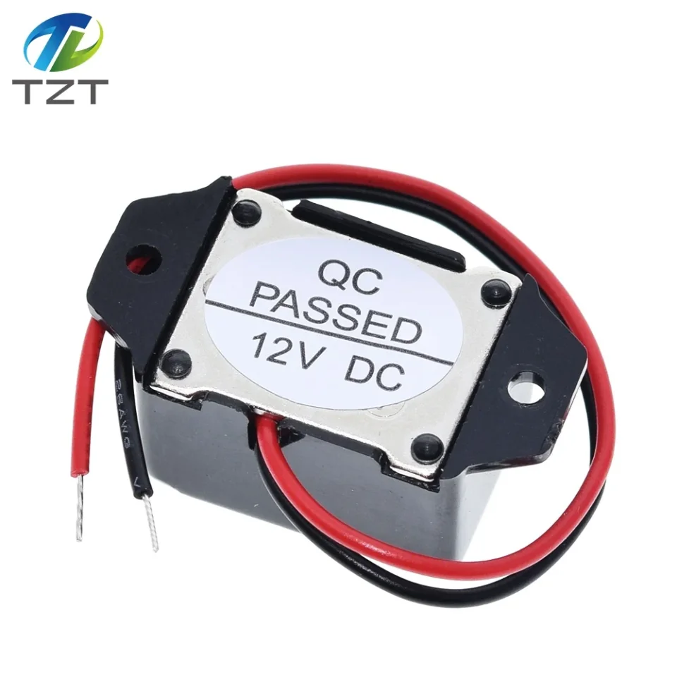 Zumbador de alarma DC 12V 85dB Mini zumbadores de alarma electrónicos tono constante