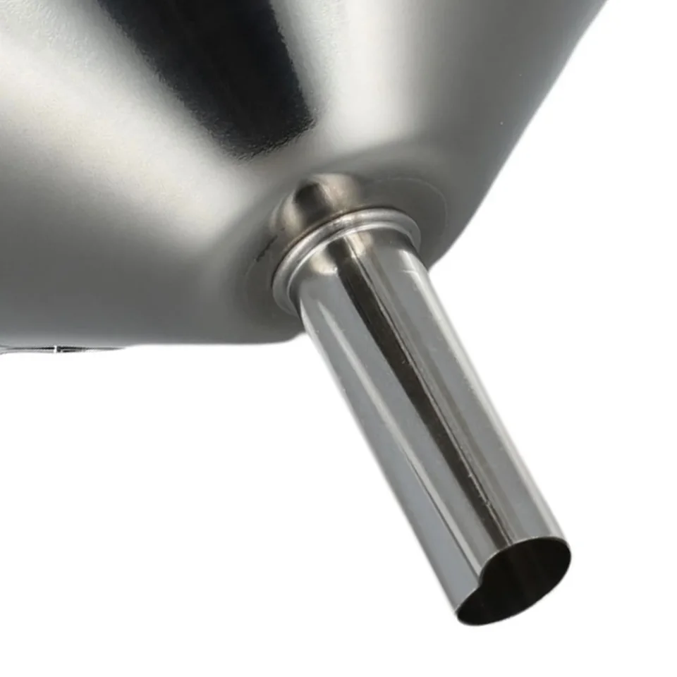 Utensilio de cocina esencial, embudo de acero inoxidable, ideal para rellenar, transferencia, resistente a la corrosión, fácil de manejar y limpiar