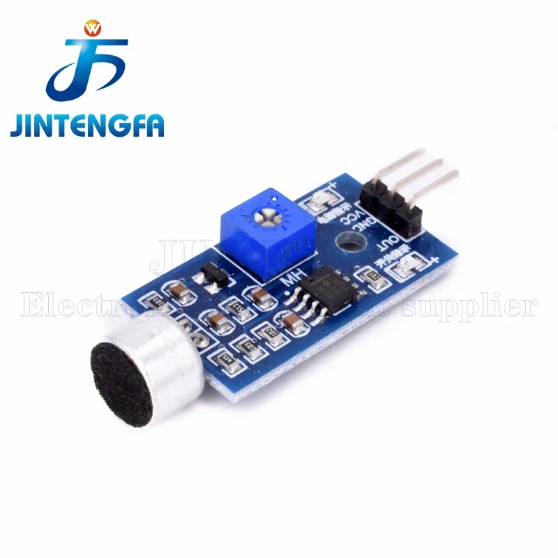 Módulo de Sensor de detección de sonido, sensores de sonido, módulo VOS, interruptor operado por voz, módulo de micrófono para interruptores Arduino, hogar inteligente
