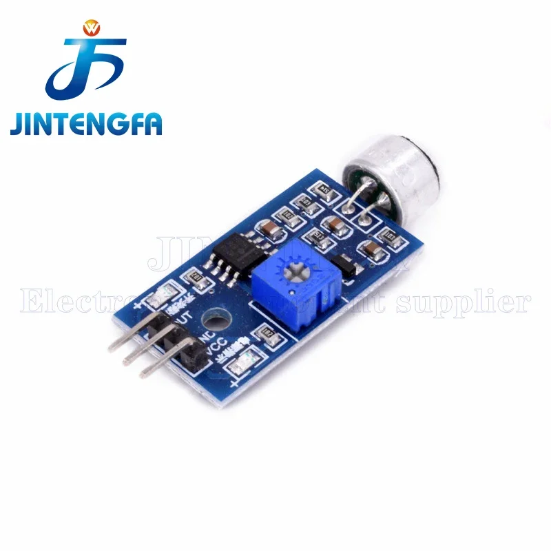 Módulo de Sensor de detección de sonido, sensores de sonido, módulo VOS, interruptor operado por voz, módulo de micrófono para interruptores Arduino, hogar inteligente