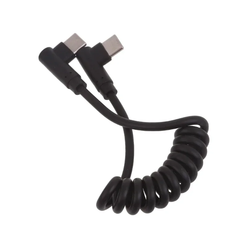 Cable en carga rápida tipo tipo C Cable con diseños 90 grados 20-50 duradero para teléfonos inteligentes y