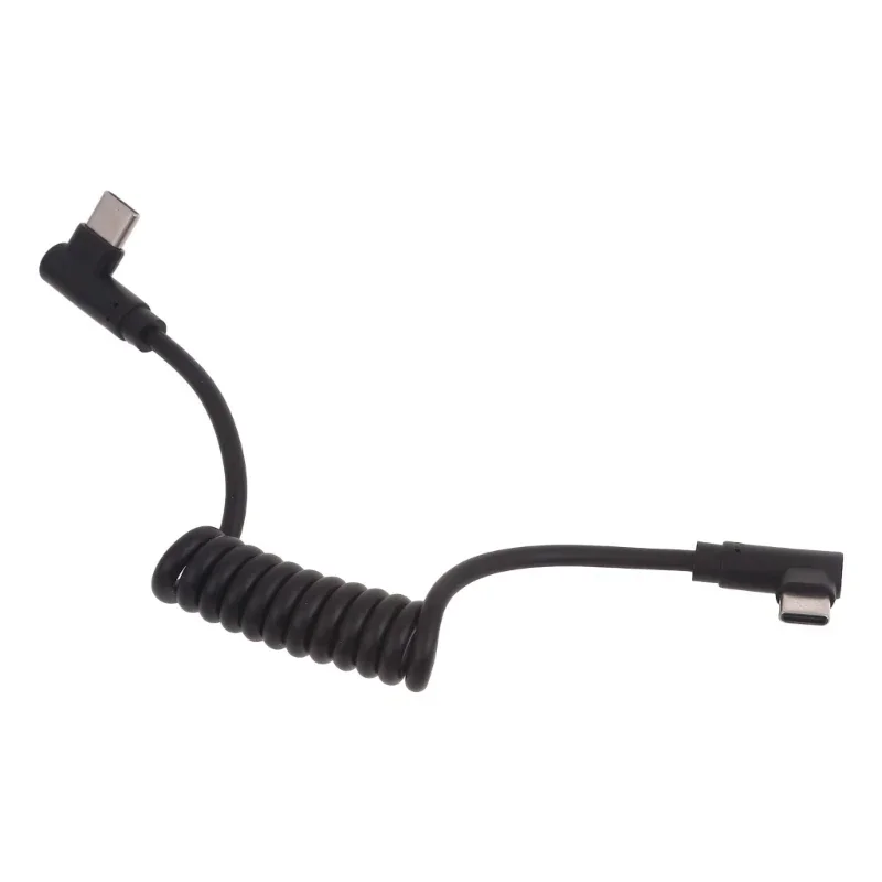 Cable en carga rápida tipo tipo C Cable con diseños 90 grados 20-50 duradero para teléfonos inteligentes y
