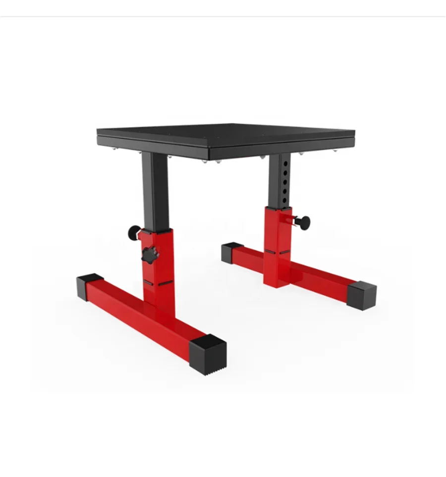 Equipo de fitness, entrenamiento de gimnasia, banco de pesas de competición, caja de banco de sentadillas ajustable para gimnasio