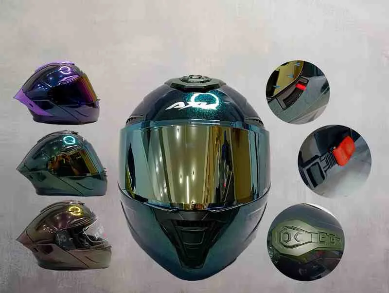 CASCO ABATIBLE CAMALEON 911 3C P/MOTO 13761-CAM