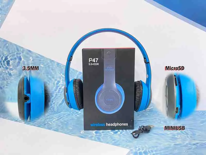 AUDIFONO BT P47 AZUL SM 10818AZ