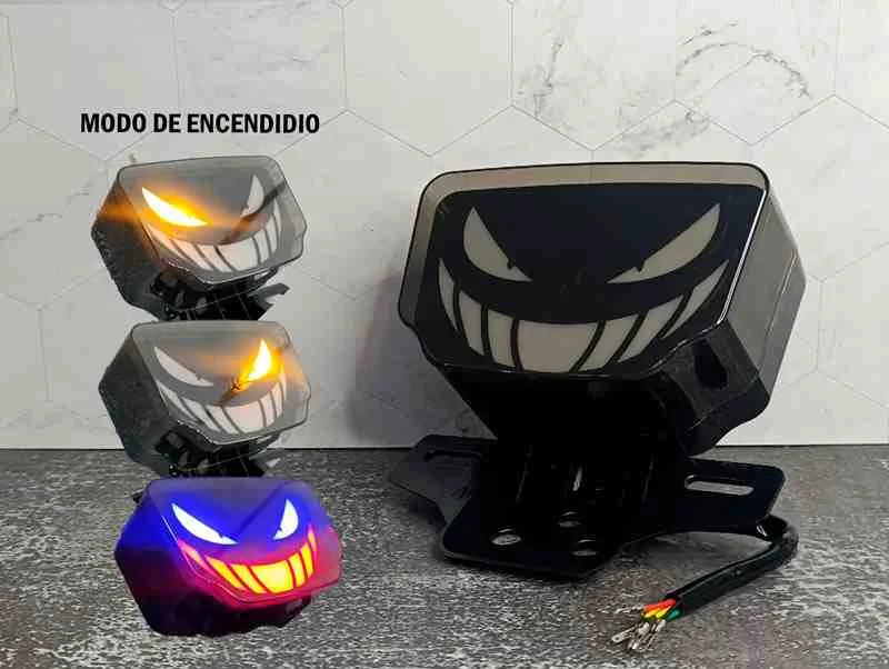 STOP TRASERO CARA MALVADA ABS 12V WD- 584