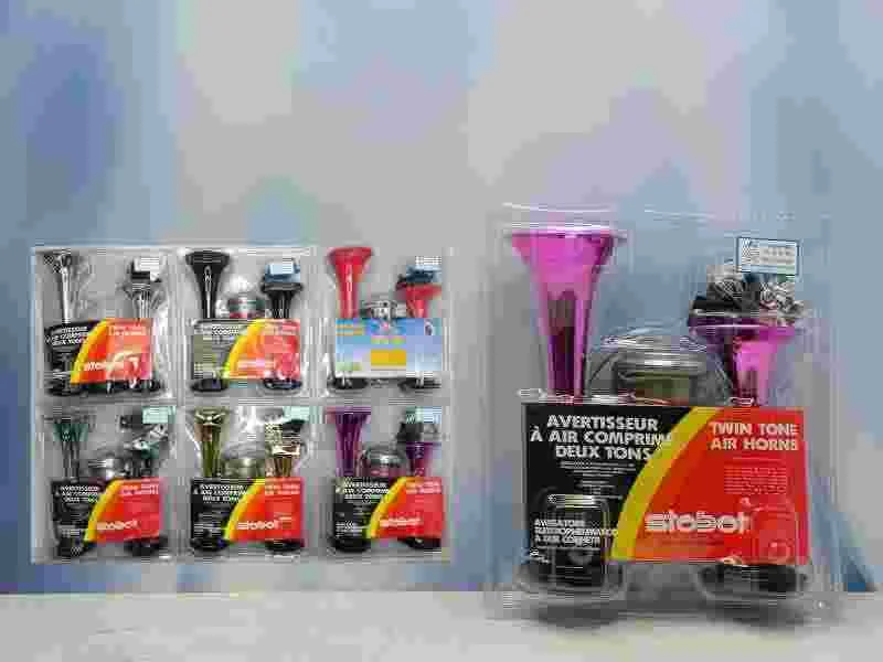 TROMPETA DOBLE DE AIRE CON COMPRESOR 12V 6C 10499