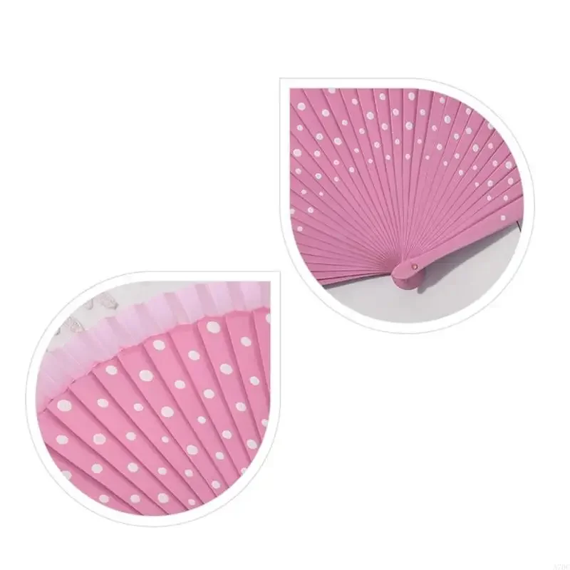 Ventilador flamenco Ventilador madera elegante Ventilador Vintage Patrón Patrón vestuario ventilador