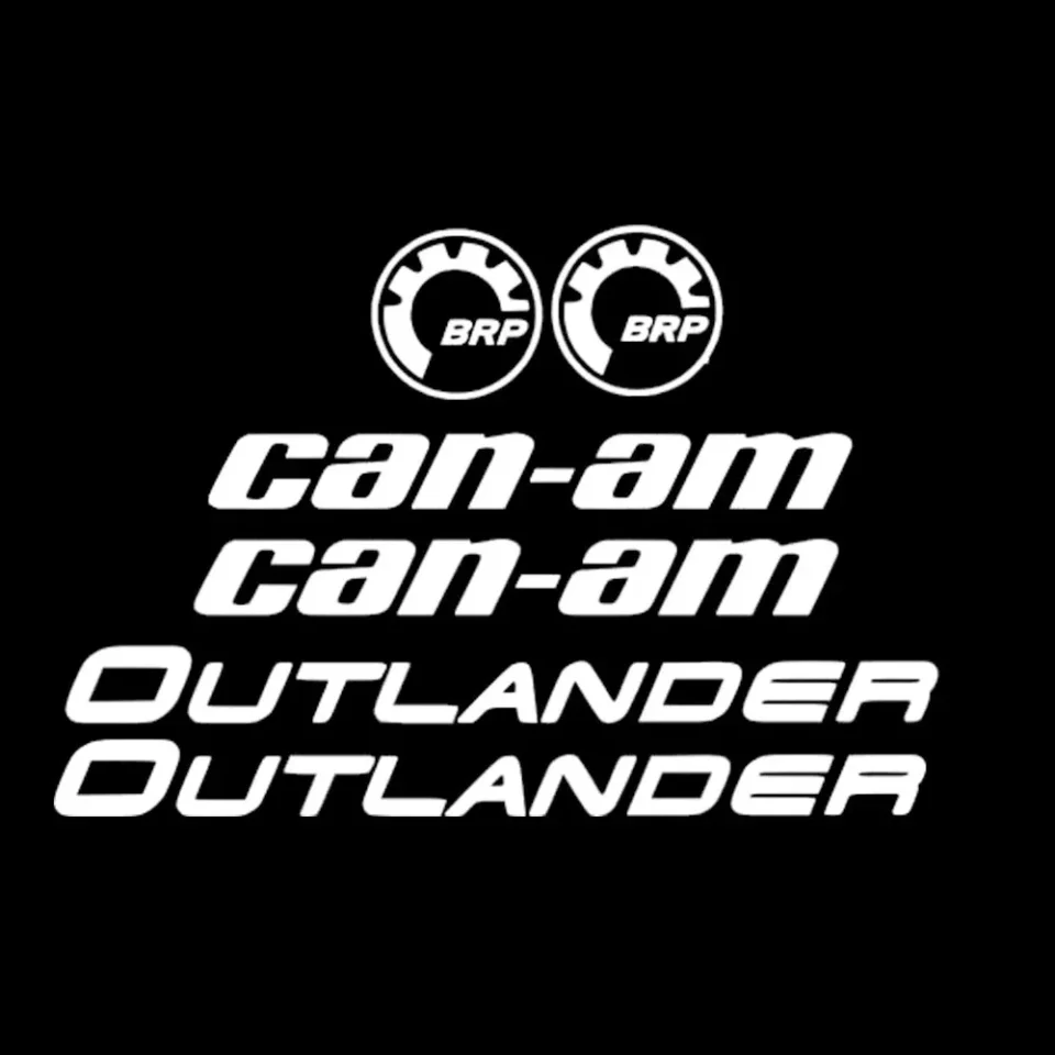 Pegatinas impermeables clásicas para coche, calcomanía con emblema, protector solar, LOGO BRP, CAN-AM TEAM Outlander Maverick, 30x22cm