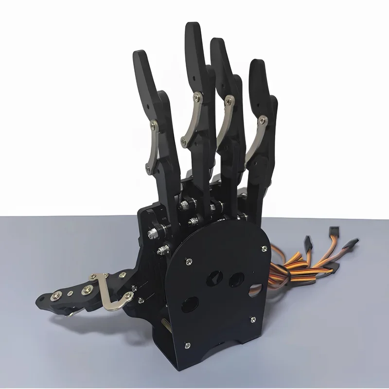 Robot de mano ensamblado de 5 Dof con servocontrol de cinco dedos, pinza de Palma biónica izquierda y derecha para Robot programable Arduino ESP32