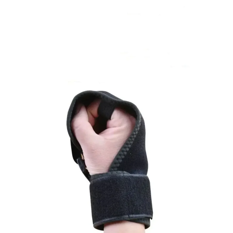 Agarre para hombre mayor, rehabilitación, accidente cerebrovascular, entrenamiento de hemiplejia, mano, dedo, guantes fijos auxiliares, equipo de ejercicio