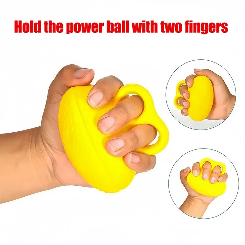 Fortalecedor de agarre manual, ejercitador de dedos, pelota de entrenamiento para recuperación de pacientes, terapia física para ancianos con accidente cerebrovascular y artritis, masajeador de manos