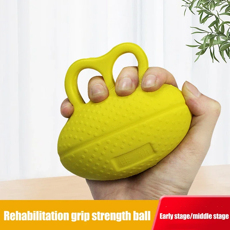 Fortalecedor de agarre manual, ejercitador de dedos, pelota de entrenamiento para recuperación de pacientes, terapia física para ancianos con accidente cerebrovascular y artritis, masajeador de manos
