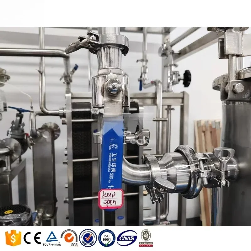 Máquina de Pasteurización de Placas FL, Intercambiador de Calor de Placas Personalizado al por Mayor, Esterilizador para Bebidas