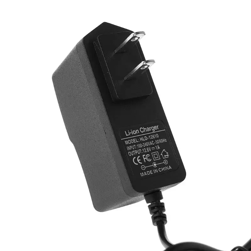 Cargador batería 12.6V para 1A Transformador adaptador corriente inteligente litio Li-on