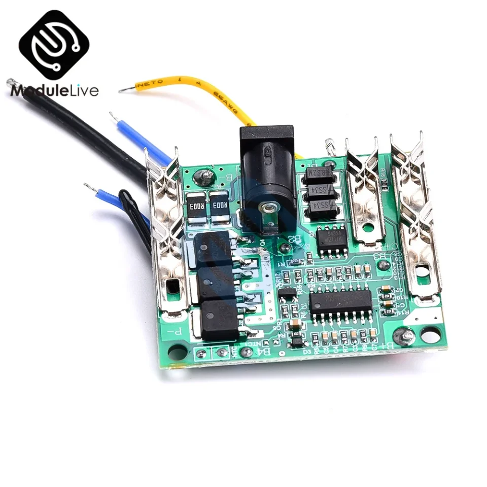 circuito de carga batería litio 98v Placa de protección de carga de batería 5S BMS 18/21V 20A, paquete de batería de iones de litio, módulo de placa de circuito de protección para herramientas eléctricas