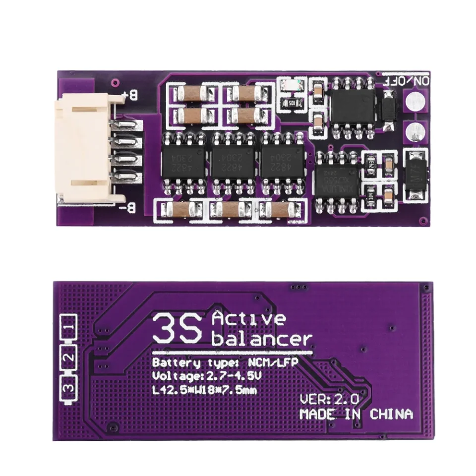 BMS 1.5A 3S 4S 5S 6S 8S 13S 14S 17S 21S Li-ion Lifepo4 LTO batería de litio ecualizador activo placa equilibradora condensador de equilibrio