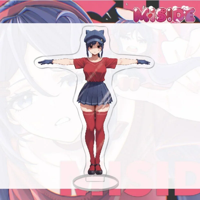 Accesorios MiSide Anime Mita soporte acrílico modelo Cosplay personajes ornamento juego colección de productos Firend regalos de navidad HD