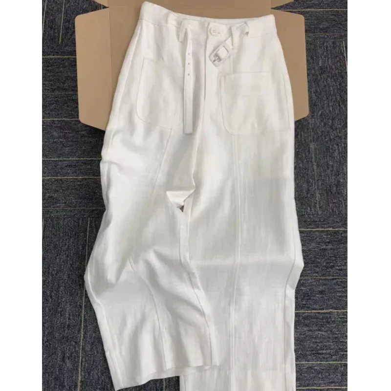 Pantalones Casuales de Pierna Ancha, Primavera-Verano 2026, Pantalones para Mujer