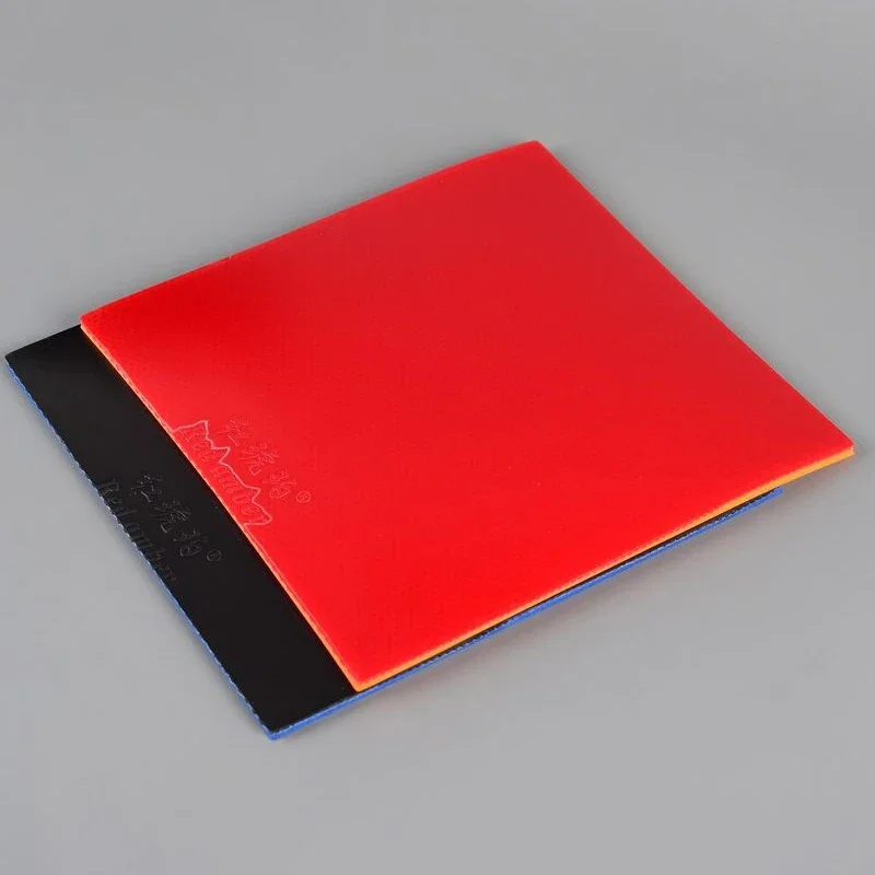 Goma de tenis de mesa ámbar roja, palo muy elástico, Pips-en goma de Ping Pong, esponja astringente para entrenamiento de tenis de mesa