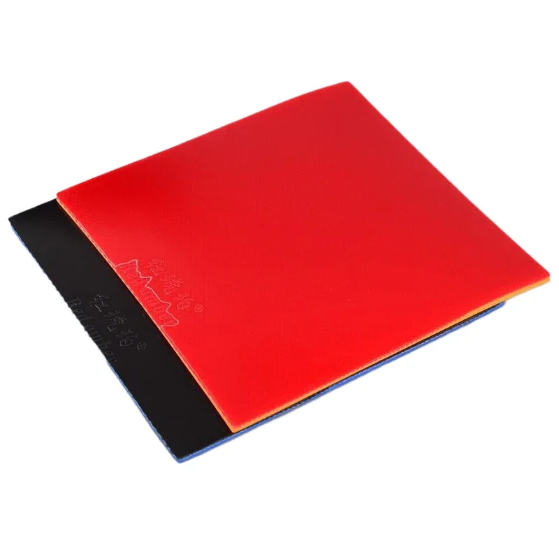 Goma de tenis de mesa ámbar roja, palo muy elástico, Pips-en goma de Ping Pong, esponja astringente para entrenamiento de tenis de mesa