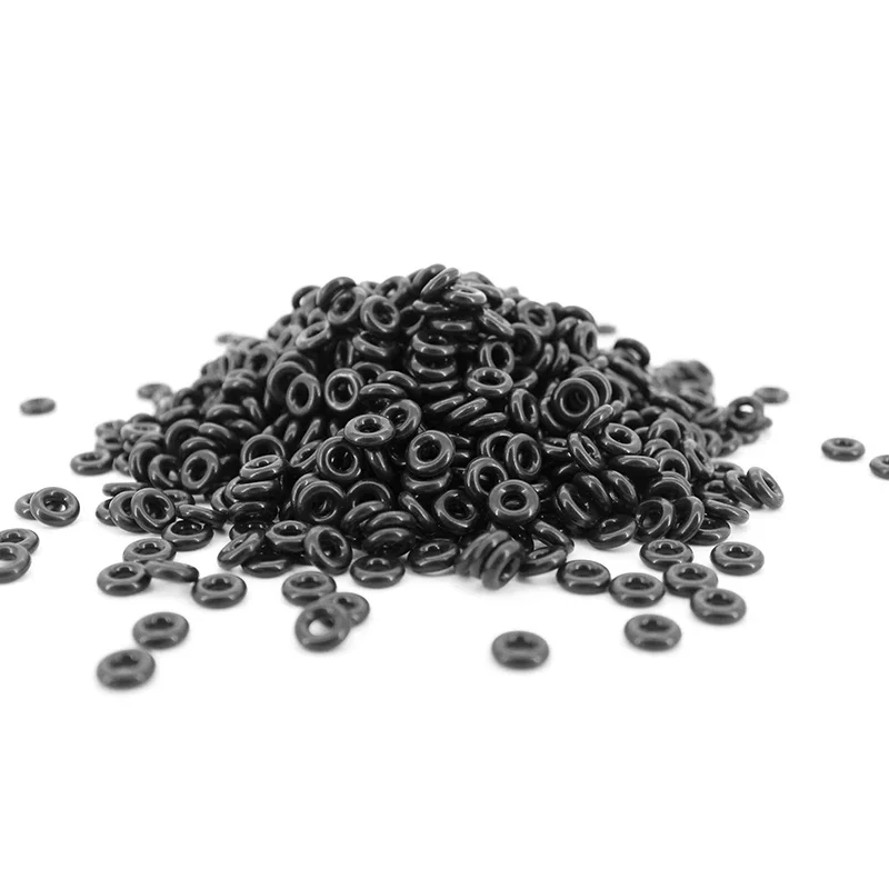 NBR caucho negro espesor 0,3/0,4/0,5/0,6/0,7/0,8mm junta tórica anillo de sellado de goma junta ojal anillo de silicona OD1.3-81mm