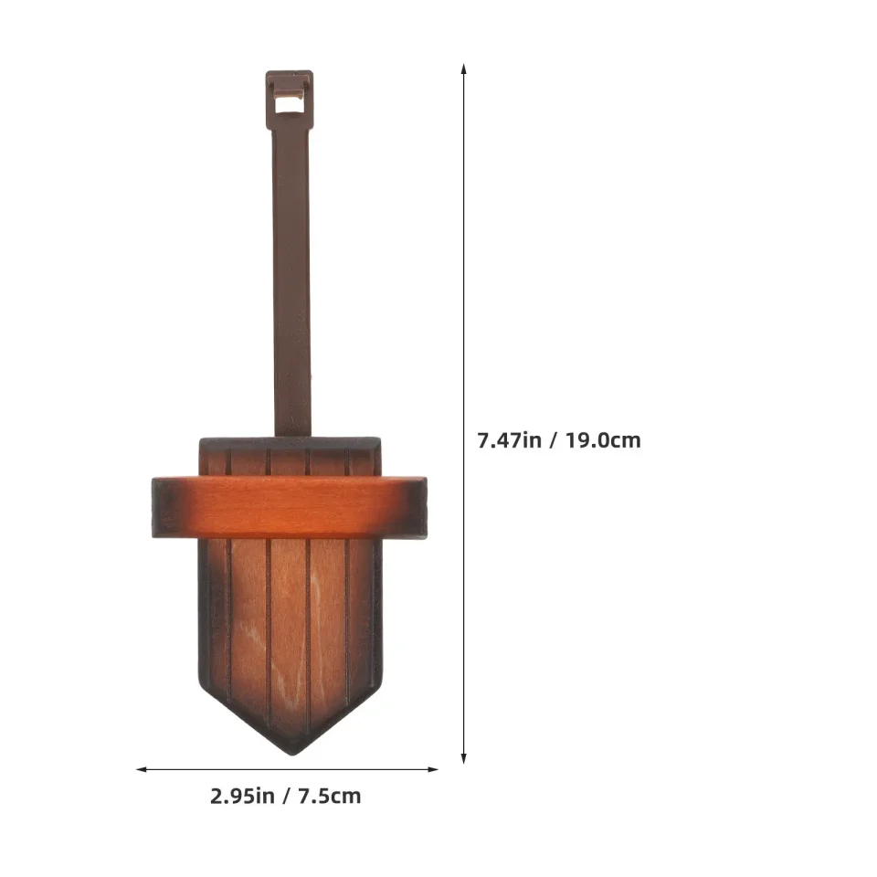 Péndulo de reloj de cuco de madera tallada a mano con brazo oscilante para reparación de mecanismos de relojes de cuco, operación suave, reemplazo de péndulo de reloj