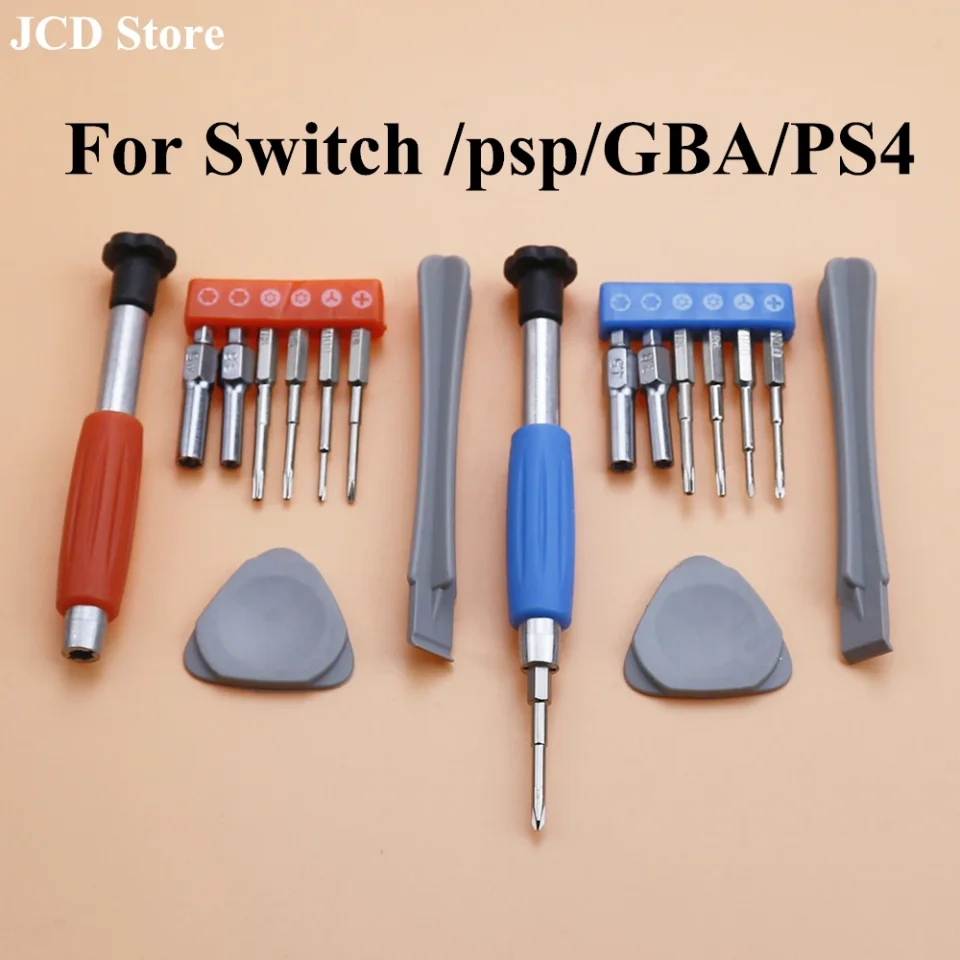Juego de destornilladores para Nintendo Switch N64 NES Joy-con Wii, destornilladores de precisión para reparación de máquinas de juego, herramienta de desmontaje de consolas de juego.