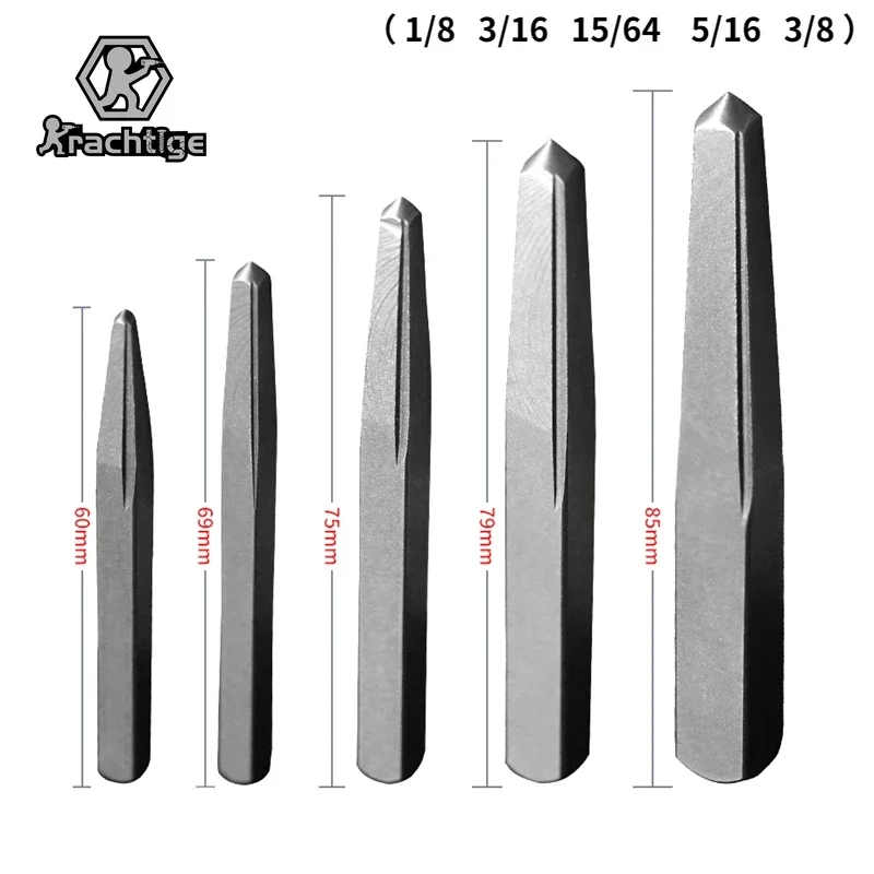 Extractor de tornillos de cabeza rota, herramienta de extracción de tornillos cuadrados de 5 piezas, juego de brocas, 5 piezas