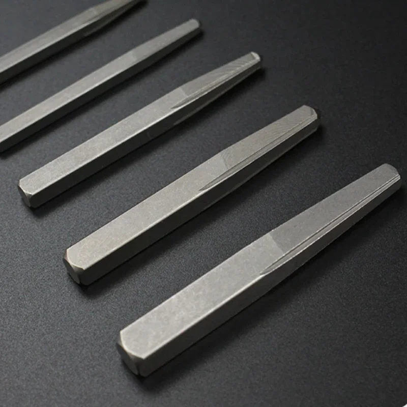 Extractor de tornillos de cabeza rota, herramienta de extracción de tornillos cuadrados de 5 piezas, juego de brocas, 5 piezas