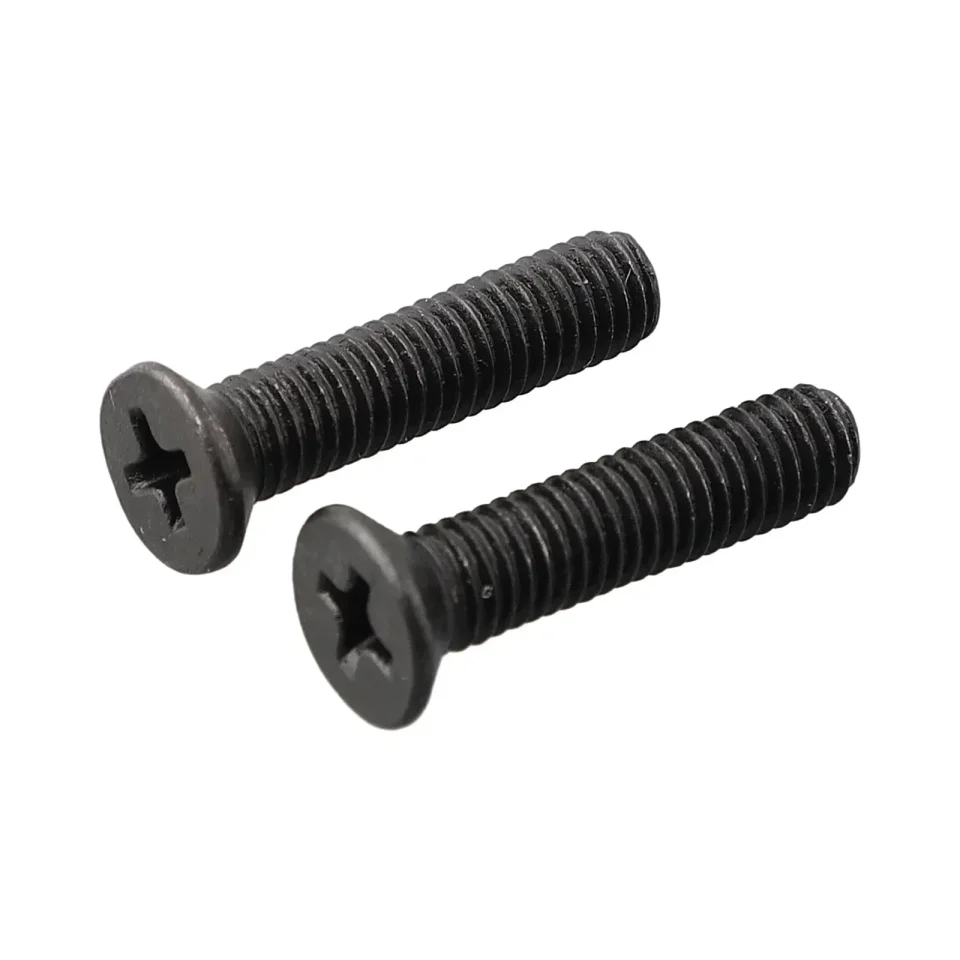 Tornillo de fijación de 6 piezas, M5 de 20mm, M6, 22mm, rosca para mano izquierda de 1/2 ''unf 3/8' 'unf, vástago de portabrocas, tornillos de perno avellanado plano