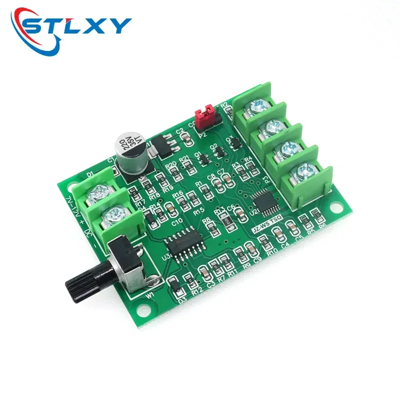 Placa controladora de Motor de CC sin escobillas, 5V, 12V, protección contra sobrecorriente de Voltaje Inverso para Motor de disco duro, cable 3/4