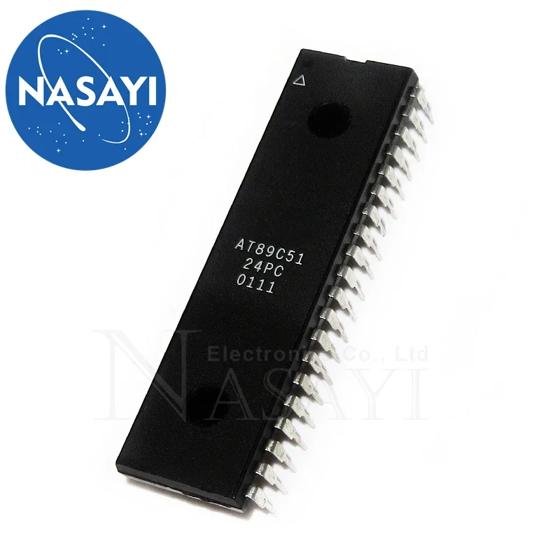 10 unids/lote AT89C51-24PU AT89C51-24PI AT89C51-24PC AT89C51 DIP-40