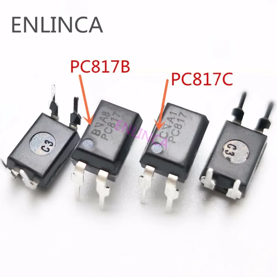 Optoacoplador, 50 piezas PC817 PC817C 817 817C FL817C PS817C DIP / Pc817
