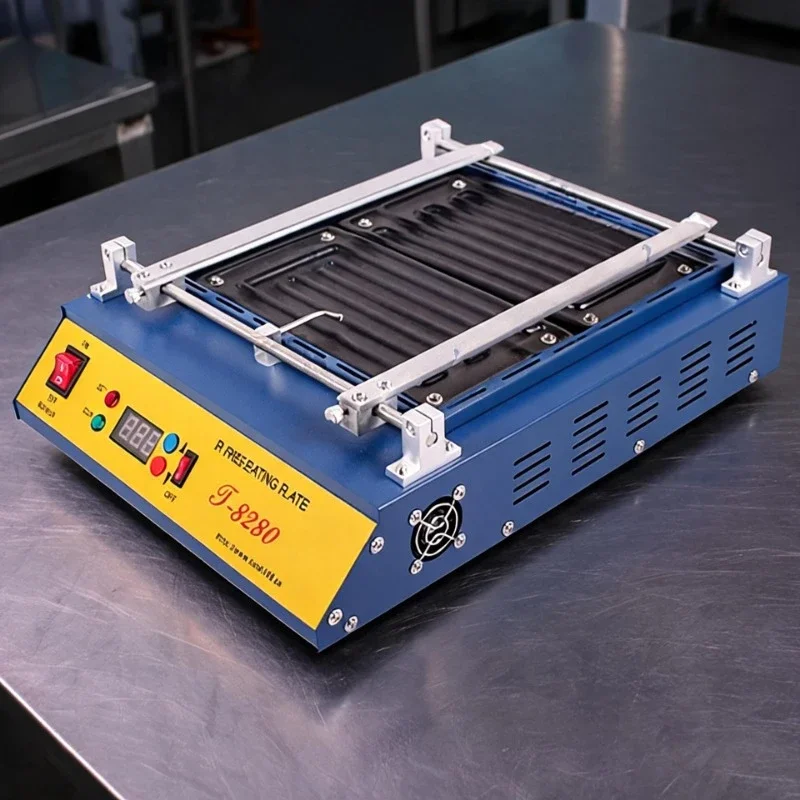 Máquina de precalentamiento para reparación de PCB, estación de precalentamiento, horno de placa de precalentamiento IR T-8280 220V 110V