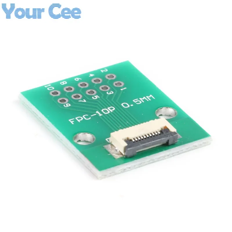 Placa Adaptadora de Cable Plano FPC/FFC de 0.5mm, 6P/8P/10P/12P/20P/24P/26P/30P/34P/40P, Placa Convertidora de Pines DIP para PCB