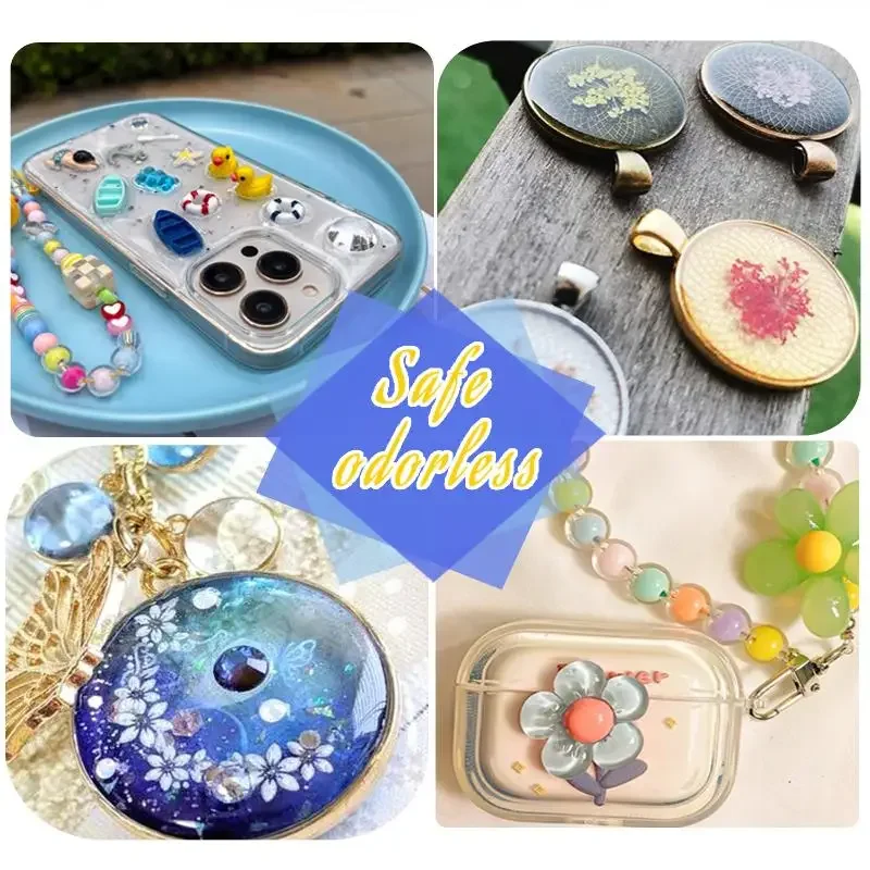 Pegamento UV de Acción Rápida para Joyería y Proyectos de Manualidades, Acabado de Calidad Profesional