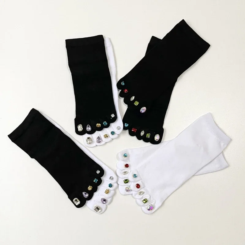 Calcetines dedos Calcetines del dedo del pie Calcetines mujeres Calcetines suaves transpirables Niñas