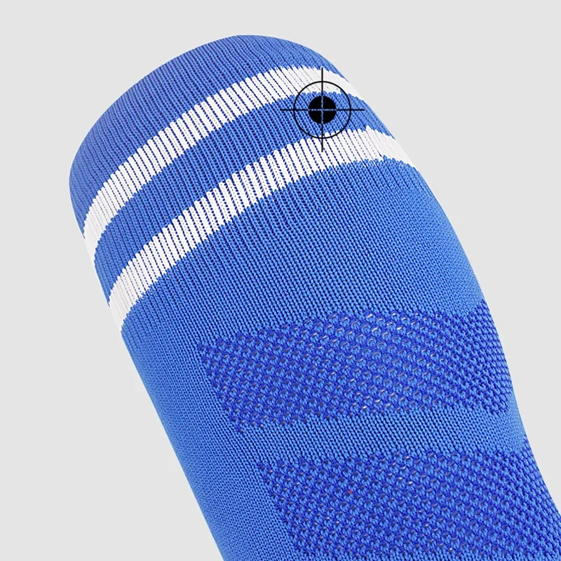 Calcetines de fútbol para niños y niñas de 4 a 12 años, calcetines de tubo de rayas hasta la rodilla para jóvenes, fútbol atlético, béisbol