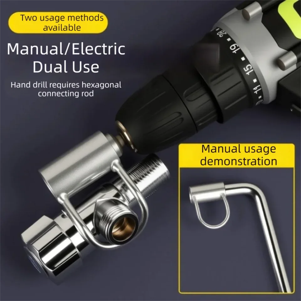 Llave de metal multiusos resistente para válvulas de ángulo, herramienta de extracción de grifos y válvulas angulares para fontaneros