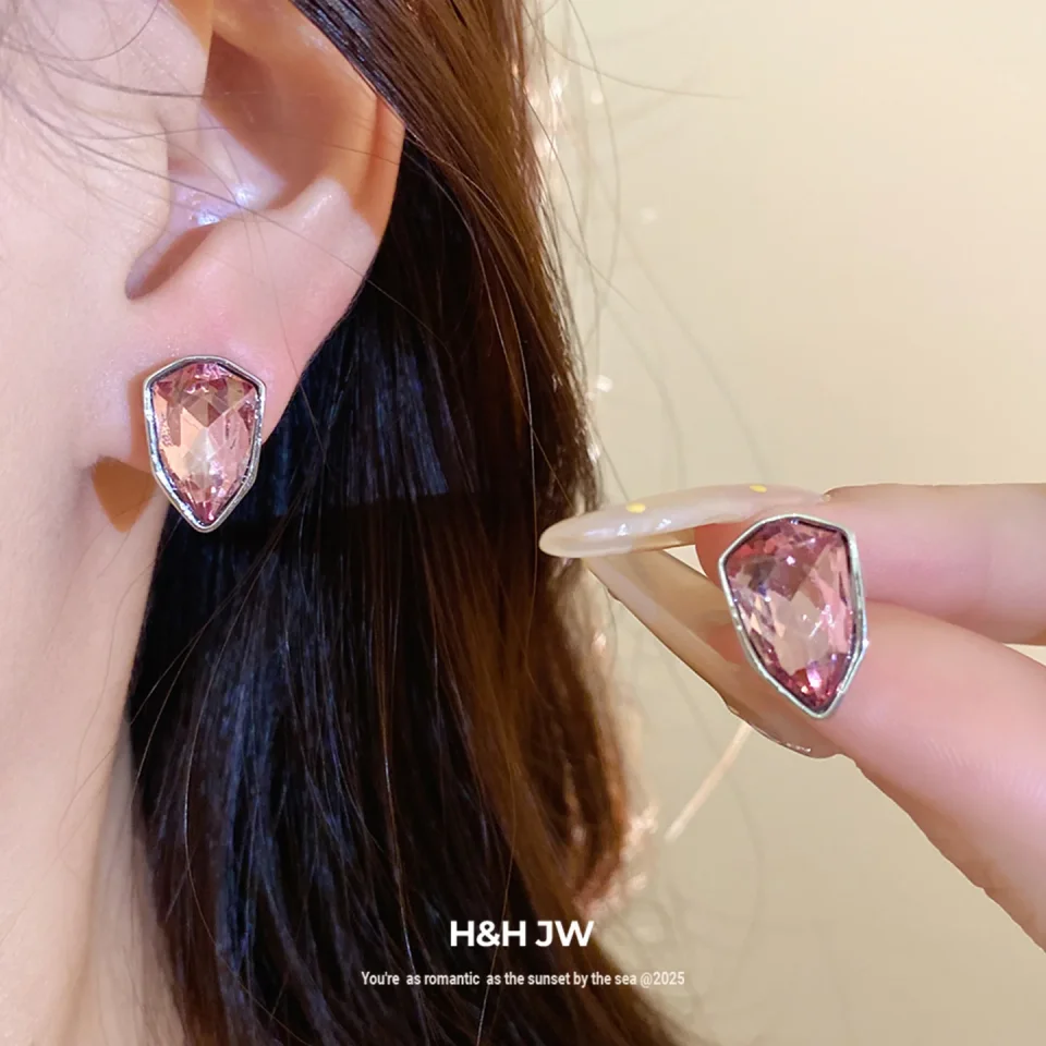 Conjunto de Joyería de Cristal, Aretes, Anillo y Collar, Joyería para Mujer al por Mayor