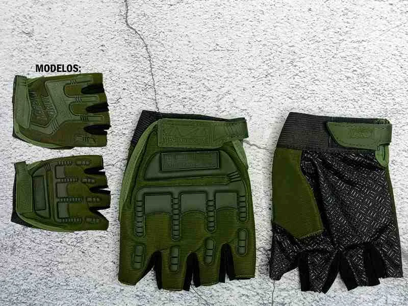 GUANTES CORTO MECHANIXWEAR VERDE P/MOTO 2MOD 12233V
